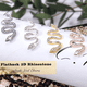 thumbnail image 3 of Adornos para uñas, adornos para uñas con forma de serpiente, diamantes de imitación en 3D, para accesorios de decoración de uñas, 3 of 5