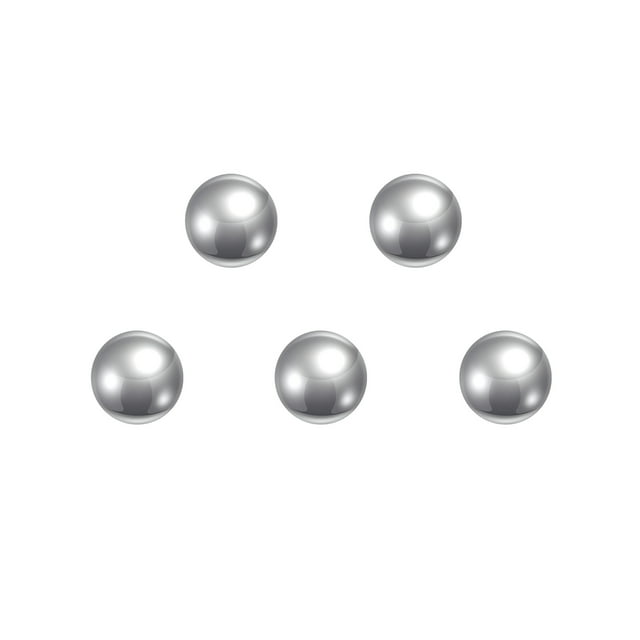 Unique Bargains Billes de Roulement en Acier Chromé 1/4 Pieds G3 Précision, Lot de 5