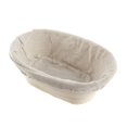 thumbnail image 1 of AMERTEER Promotion clearance!Durable Low Oval Rattan Brotform Banneton Cane Bread Food Proofing Liner Basket Storage B1, 1 of 5