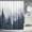 Grey, variant on Green Misty Forest Shower Curtain Nature Woodland Artistic Shower Curtain for Bathroom Rustic Pine Tree Nature Home Bathtub Decor Fabric Waterproof Bath Curtain with 12 Hooks 60x72 Inch