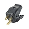thumbnail image 2 of Leviton 000-3W101-00E Electrical Plug, 2 -Pole, 15 A, 125 V, Black, 2 of 3