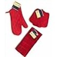thumbnail image 3 of Home Collection Red Cotton Kitchen Linens, 3 of 3