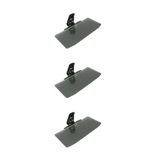 ZheElen ABS Translucent Car Sun Shade For Cool And Comfortable Drive Humanized Car Glasses Holder Sun Shade Clip Durable 3Set