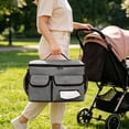 thumbnail image 4 of Universal Stroller Organizer, Stroller Caddy with Detachable Strap& Heightened Insulated Cup Holders & Non-slip Secure Hooks Accessories, Fits Most Strollers, 3 Ways to Carry, 4 of 6