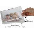thumbnail image 3 of M&T Displays Clear Acrylic Photo Frame 5x7 Picture Sign Holder Desktop Brochure Advertising Stand, 3 of 6