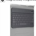 thumbnail image 3 of Timoom Funda con Teclado para Samsung Galaxy Tab S8 Plus 2022/S7 FE 2021/S7 Plus 2020 de 12.4 Pulgadas con Soporte para S Pen, Cubierta Delgada con Soporte Teclado Inalámbrico Bluetooth Desmontable, 3 of 8