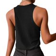 thumbnail image 6 of Giftesty Tank Tops for Women Casual Sleeveless T-shirt with Solid Button Top, 6 of 6