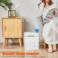 thumbnail image 5 of CL.HPAHKL 2.2 Gallon Smart Touchless Motion Sensor Trash Can, Automatic Garbage Bin with Lid, Small Slim Garbage Can, Waterproof for Bathroom, Bedroom, Office (1, White), 5 of 7