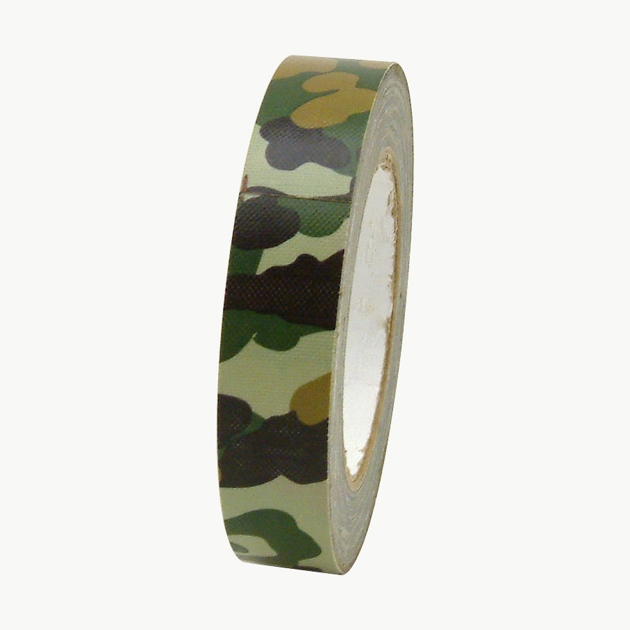 JVCC CAM01 Premium Grade Camouflage Duct Tape 1 in x 75 ft. (Woodland