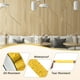 thumbnail image 4 of Cinta de Película de Poliéster Metalizada Uxcell, Cinta Decorativa Metálica para Detallar Pared de Acento Dorada Brillante de 1 pulgada, 4 of 6