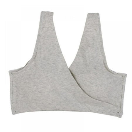 

Orchip Women s New Simple Natural Solid Colorless Steel Rings Gathered without Trace Breastfeeding Bra