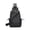 🥝 Black_New#726, variant on Unisex sling crossbody bag lightweight shoulder chest pack • everyday commuter sling backpack • multiple pocket organizer • travel casual outdoor use