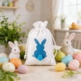 thumbnail image 6 of DefiDgd Easter Linen Bunny Goodie Bags with Drawstring,Reusable Easter Party Favors Bags for Candy Gift Treat Storage Holiday Celebrations(Blue), 6 of 6