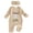 B6-Beige, variant on Caqnni Infant Boys Girls Summer Bodysuits NewBorn Girls And Boys Romper Long Sleeve Cotton Baby Clothes Newborn Outfit