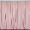 thumbnail image 2 of AK TRADING CO. 10 feet x 8 feet Polyester Backdrop Drapes Curtains Panels with Rod Pockets - Wedding Ceremony Party Home Window Decorations - Blush Pink, 2 of 2