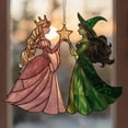 thumbnail image 4 of Elphaba and Glinda Acrylic Suncatcher – Wicked Musical Window Hanging, Oz Witches Ornament, Witchy Friendship Gift, Halloween Home Decor, 4 of 4