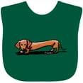 thumbnail image 3 of Inktastic Little Red Doxie Boys or Girls Baby Bib, 3 of 4