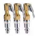 thumbnail image 1 of 1 unidad Conector rápido estándar estadounidense macho para inflar neumáticos, boquilla de inflado reforzada con clip rápido para inflar, bomba de aire inflable, 1 of 5