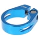 thumbnail image 1 of Abrazadera para Tija de Sillín de Bicicleta Sincero Aleación de Aluminio 34,9 mm Azul, 1 of 5