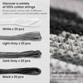 thumbnail image 2 of Arteza Embroidery Floss, Black, Gray & White Tones - 80 Pieces, 2 of 5