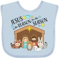 thumbnail image 3 of Inktastic Jesus is the Reason for the Season Christmas Nativity Boys or Girls Baby Bib, 3 of 4