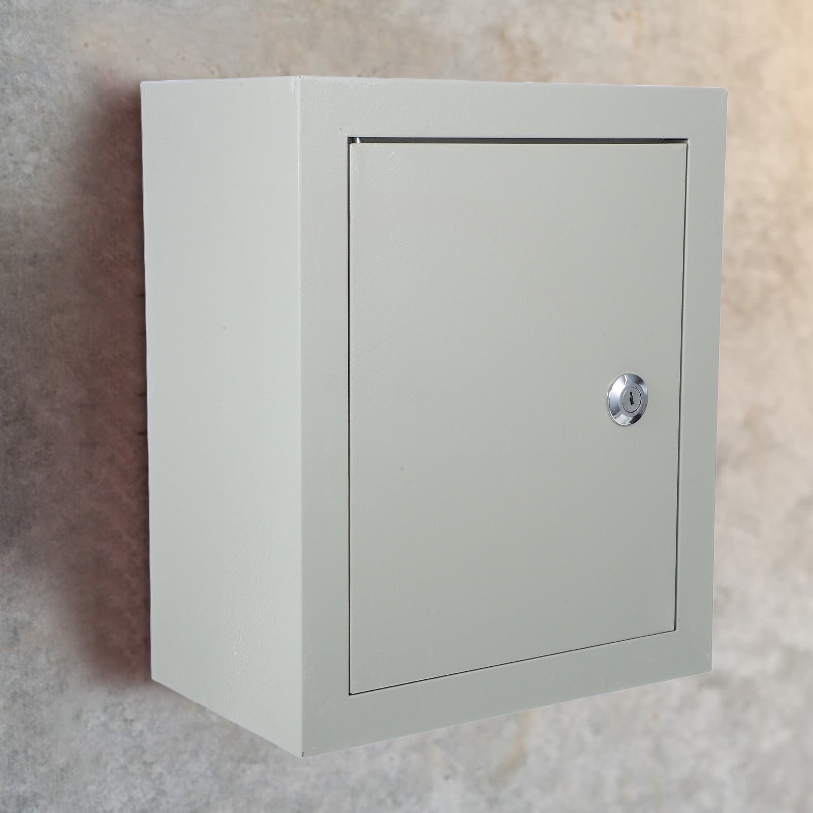 BESTYASH Surface Mount Plated Silver Electrical Waterproof Box for Outdoor Applications