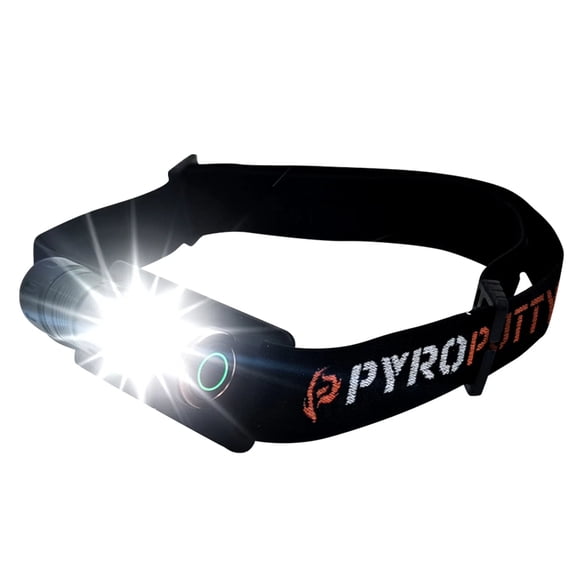 Pyro Putty Firefly Headlamp with Replaceable/Rechargeable Battery