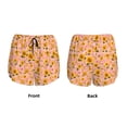 thumbnail image 3 of Rateoe Plaid Sunflower Printed 2 in 1 Women's Workout Shorts for Athletic Gym Running Shorts with Phone Pockets-Large, 3 of 7