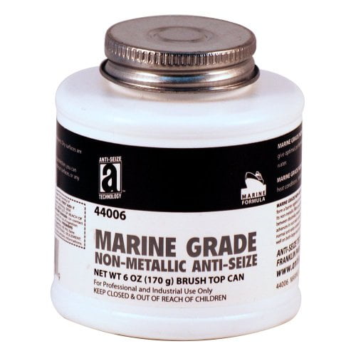 Marine Grade 44006 Non Metallic Anti-Seize Compound, 6 oz., Brown, Paste