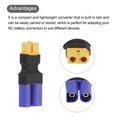 thumbnail image 4 of Uxcell XT60 Female to EC5 Male Connector Adapter RC, RC LiPo Battery Converter 3pcs, 4 of 6