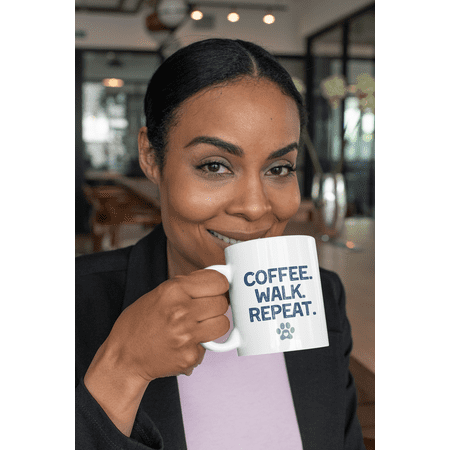 

Dog Love Coffee Walk Repeat Tea Mug
