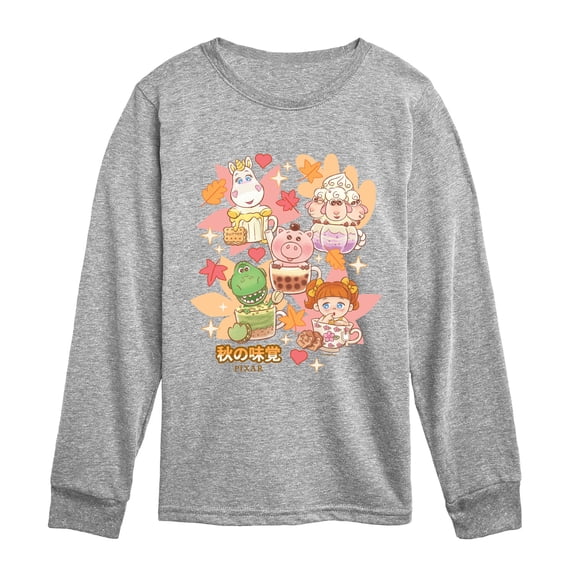 Toy Story - Fall Drink Grid Long Sleeve Graphic T-Shirt