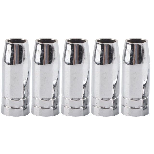 5 boquillas de gas cónicas de 15 mm para soplete de soldadura Binzel MB 25AK MIG MAG