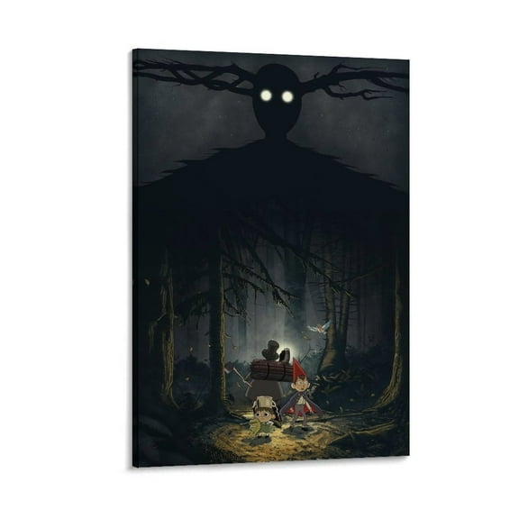 Over The Garden Wall Poster (2) Painting On Canvas Wall Art Poster Scroll Picture Print Living Room Walls Decor Home Posters 20x30inch(50x75cm)