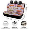 thumbnail image 2 of FRIENDS Themed Pattern Car Rear Seat Covers Back Elastic Flexible Car Seat Covers Decorative Fits Most Cars, SUVs, Trucks And Vans, 2 of 6