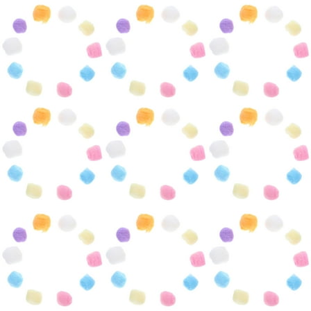 Soimiss Crafts Supplies Pompoms Balls Cotton Balls Orange White 500Pcs