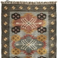 thumbnail image 3 of Handmade Wool Jute Kilim Rug, Handwoven Area Rug, Boho Décor Rug, Kilim Jute Rug, Flatweave Rug, Bohemian Rug, Indian Dhurrie Rug, 3 of 3