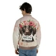thumbnail image 5 of Happy Mother's Day German Shorthaired Pointer with Flower Crown All Over Print 3D Baseball Jacket GSP Lover Dog Gift Bomber Jacket Softball - 13004, 5 of 6