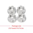 thumbnail image 1 of Pack of 4 5mm to 12mm Adapters Refitting Exquisite Workmanship Improves Performance High Strength Rc Vehicle Wheel Hub Coupler Black, 1 of 8