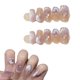 thumbnail image 1 of Prensa corta en uñas, arte de uñas de ataúd mediano con diseño de lujo 3D, uñas postizas reutilizables, 10 piezas con kit de uñas relacionado, 4 tamaños, 1 of 5