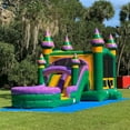 thumbnail image 3 of JumpOrange Commercial Grade Inflatable Bounce House with Dual Water Slides and Pool for Kids and Adults, 3 of 10