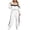 White, variant on Smupbvky Tracksuits for Women Set 2 Piece Collared Color Block Zip Jacket Long Sleeve Jogger Pants Casual Fall Outfits (XL, Wine)