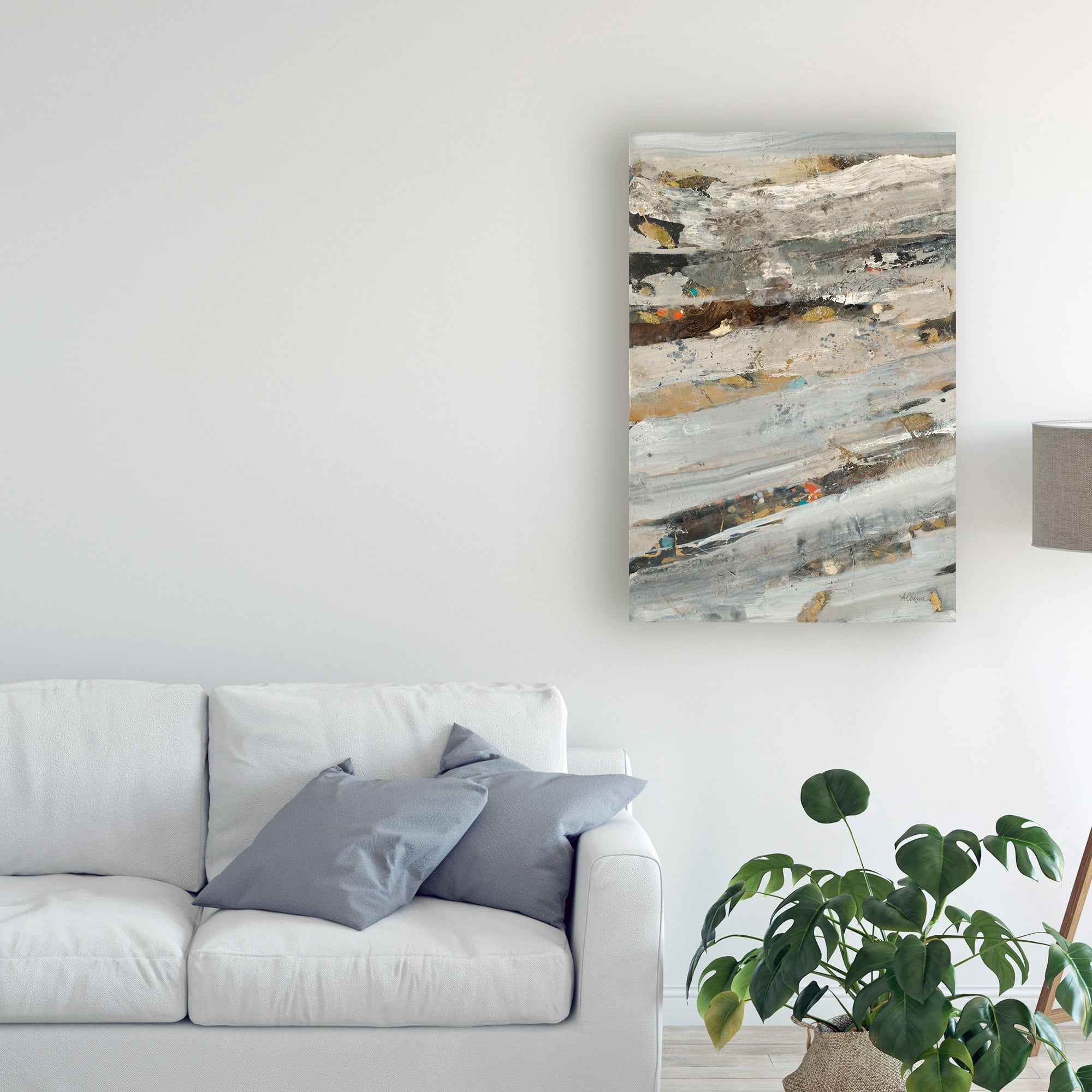 Trademark Fine Art 'Lots of Layers I' Canvas Art by Albena Hristova