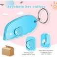 thumbnail image 2 of 12 Pack Mini Box Cutter Portable Mini Keychain Box Cutter with Auto Retractable Blade Pocket Utility Knives Small Letter Opener for Opening Packages, 2 of 5