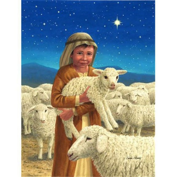 Shepherd And His Sheep Flag Garden Size