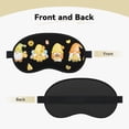 thumbnail image 2 of Salouo Bee Happy Sunflower Gnomes Print Sleep Mask Eye Cover, 1-Pack Eye Masks Washable Sleeping Eyeshade Block Sleep Shade Cover Light Reduces Puffy Eyes Traveling Gifts, 2 of 7