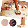thumbnail image 4 of Cuadros Decorativos Sun Moon Stars Round Wax Seal Stamp Head Fire Paint para invitaciones (RYX19) Ndcxsfigh Nuevos Originales, 4 of 9