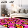 thumbnail image 2 of ODIKA 8x10 Machine Washable Non-Slip Area Rug, Burst Radial Decorative Floor Covering with Intricate Motifs Ultra Soft Rug, None, 536646, 2 of 7