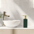 thumbnail image 2 of Unique Bargains 1 Pc Simple Square Soap Pump Dispenser for Laundry Rooms 350ml Green Gold Tone, 2 of 6