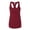 Cardinal, variant on Next Level Women's Ideal Racerback Tank